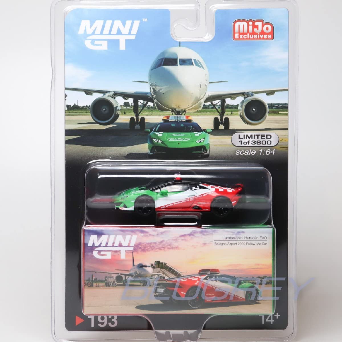 Amazon | MINI GT 1/64 ランボルギーニ ウラカン EVO ボローニャ空港